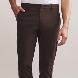 Rhone Pants Men 32x32 Dark Espresso Commuter Pant Slim Performance